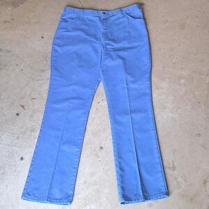 Dickies Vintage Blue Work Pants 42x32 Made in USA Twill Workwear